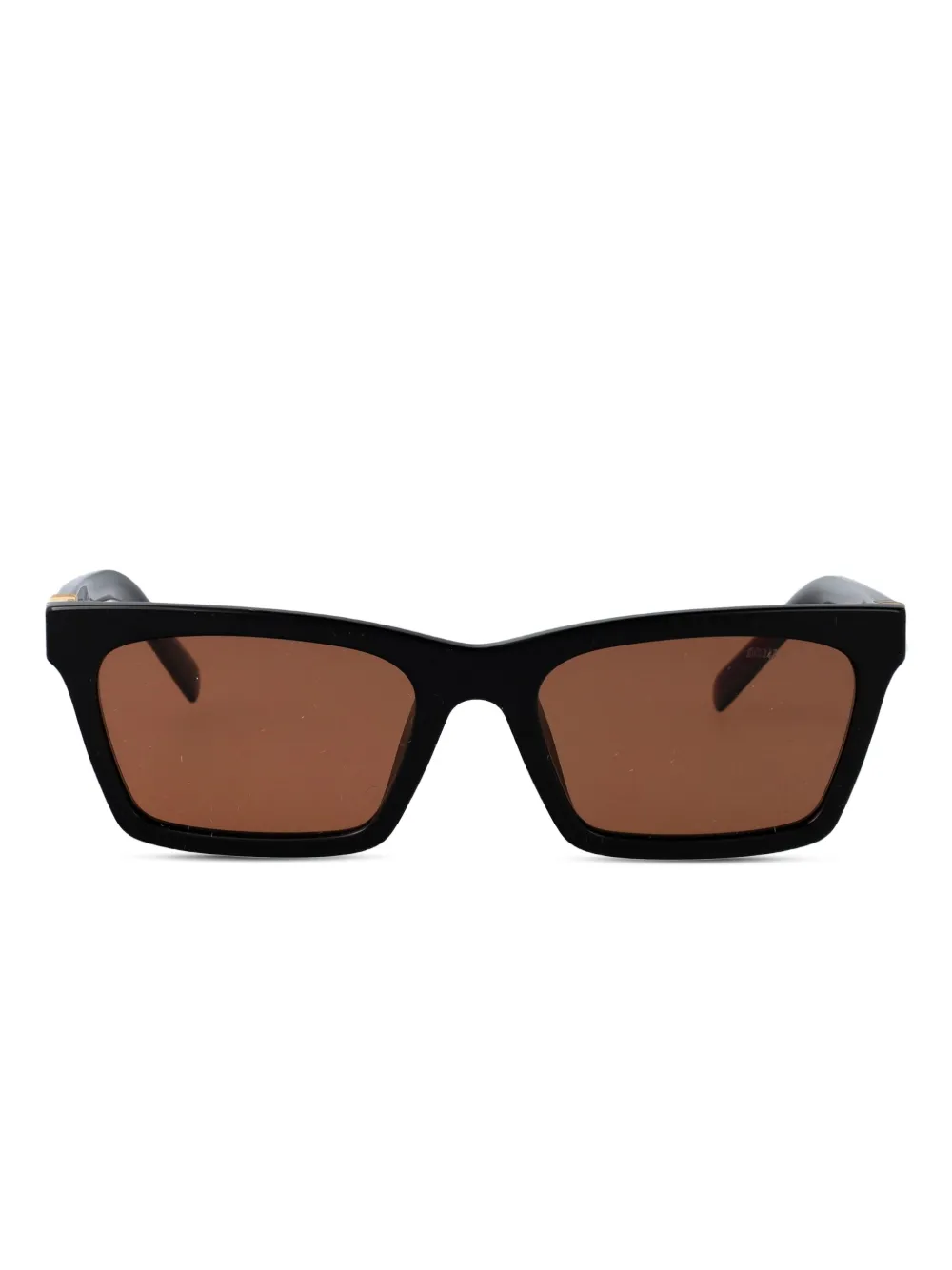 Miu Eyewear Zonnebril met geometrisch montuur Zwart