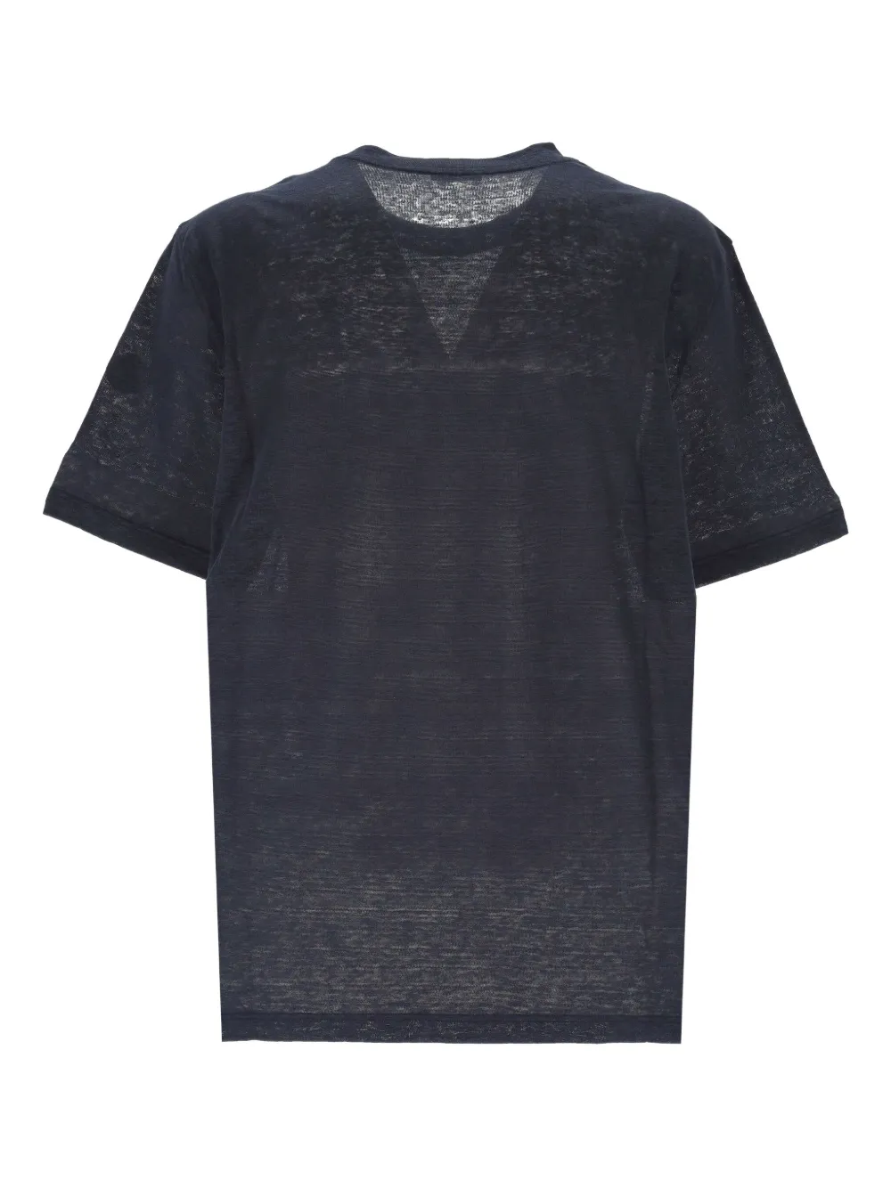 Moncler distressed t-shirt - Blauw