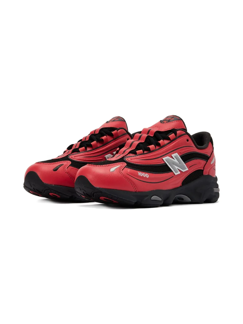 New Balance 1000 "Blast Red Black Metallic Silver" sneakers Rood