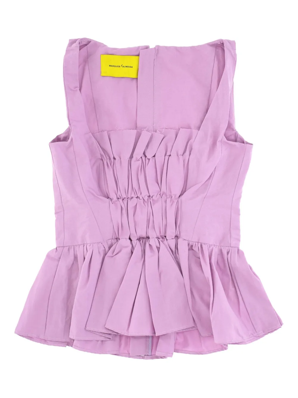 Marques'Almeida cotton top | morado | Image 1
