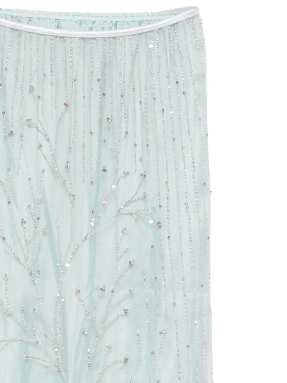 Forte Forte crystal-embellished midi skirt - Blauw