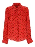 Marine Serre Crescent Moon shirt - Red