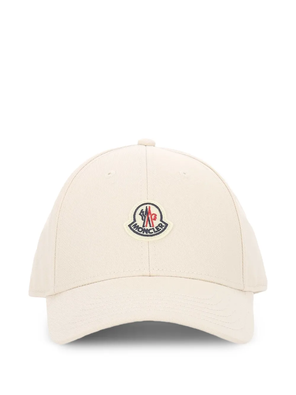 Moncler embroidered-logo baseball cap | Neutrals | Image 1