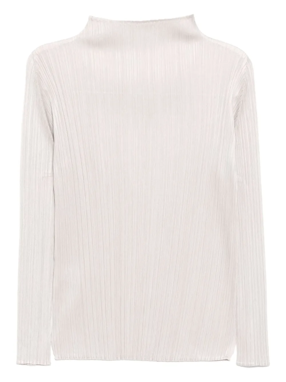 Issey Miyake Pleated T-shirt In White