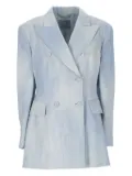 Ermanno Scervino bleached-effect blazer - Blue