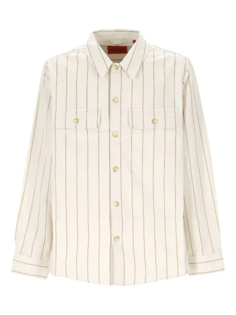 BOSS striped cotton shirt
