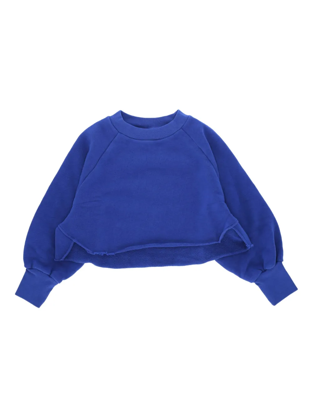 Bellerose Kids raw-cut hem sweatshirt - Blu