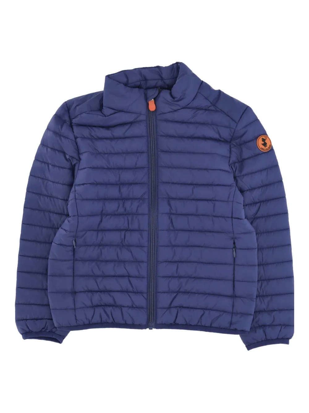 Save The Duck Kids logo-patch padded jacket | Blue | Image 1