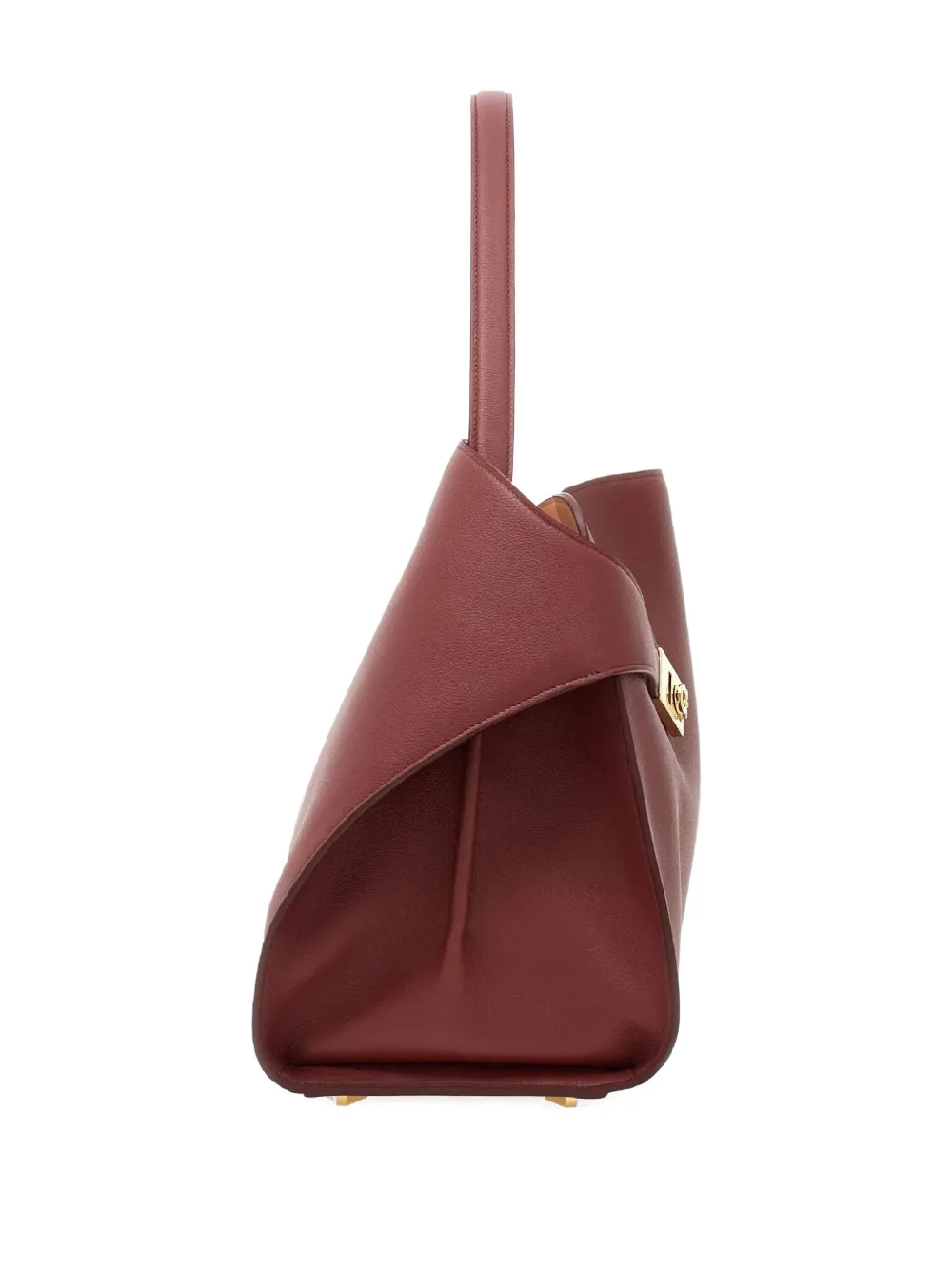 Ferragamo Hug Structured Suede Tote Bag