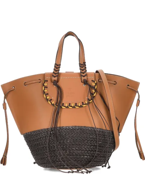 CUBA LAB leather tote bag 