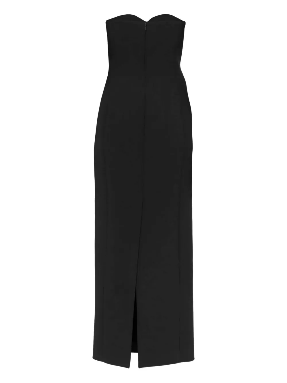 KHAITE strapless midi dress - Zwart