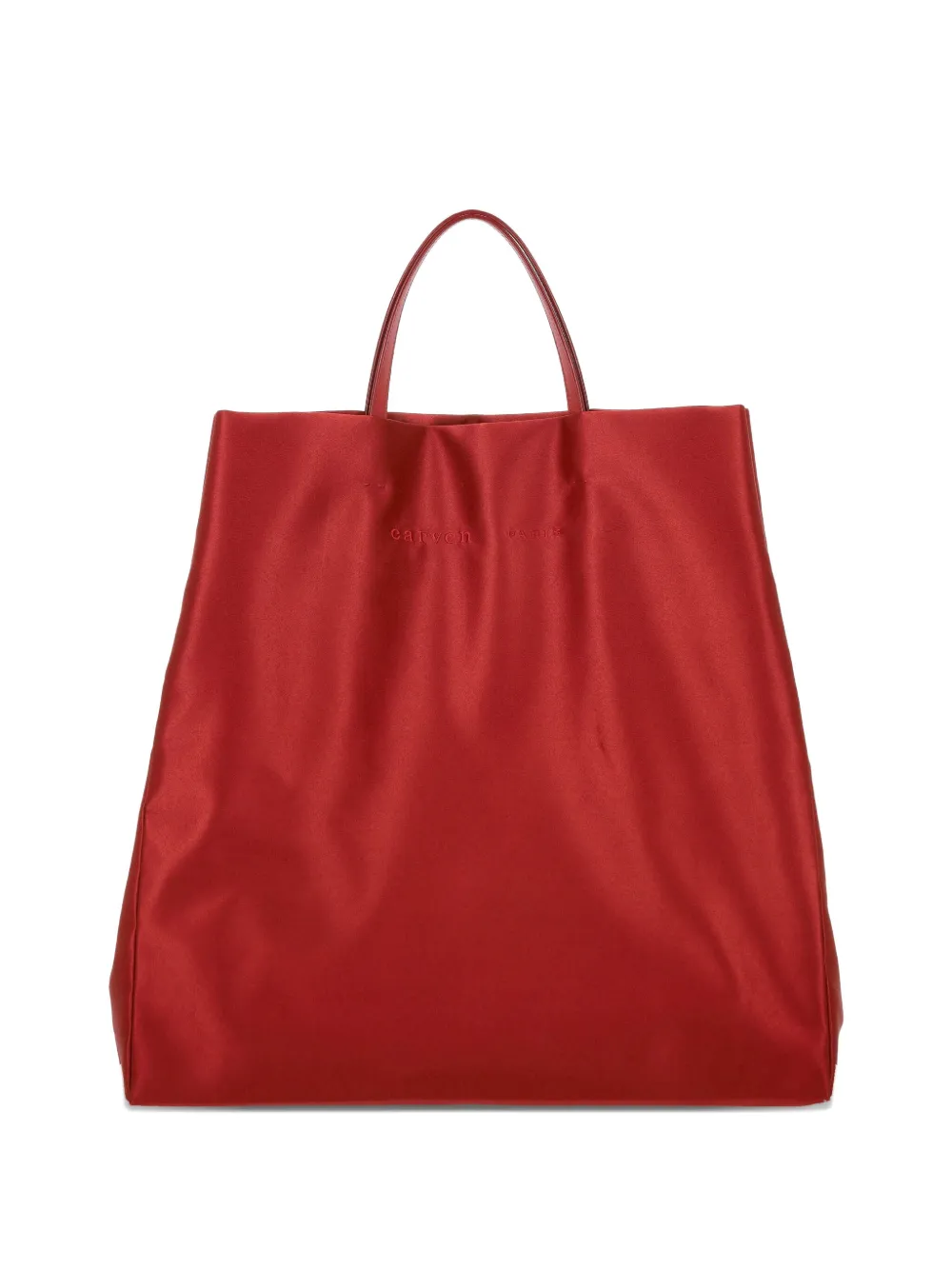 CARVEN LOGO-EMBROIDERED TOTE BAG 