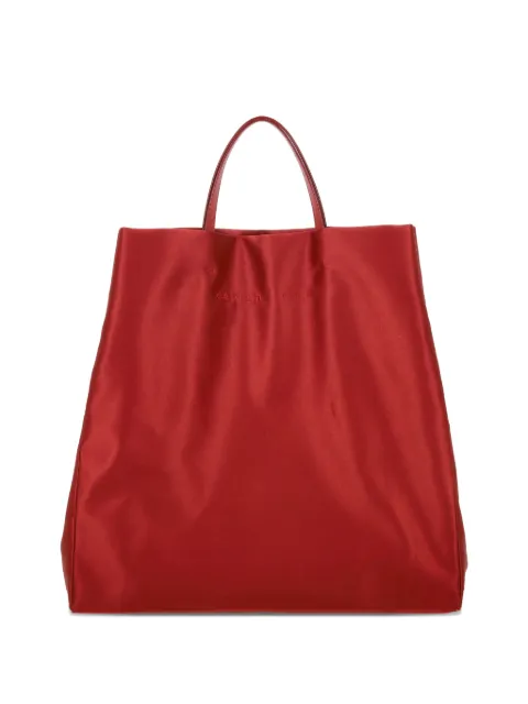 Carven logo-embroidered tote bag 