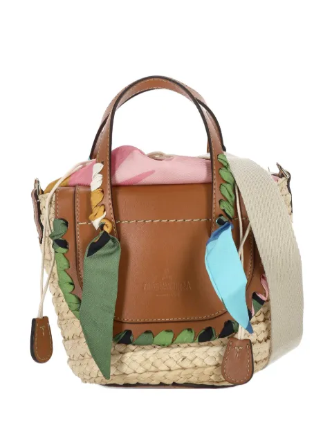 CUBA LAB logo-embossed tote bag 
