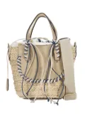CUBA LAB logo-embossed tote bag - Neutrals