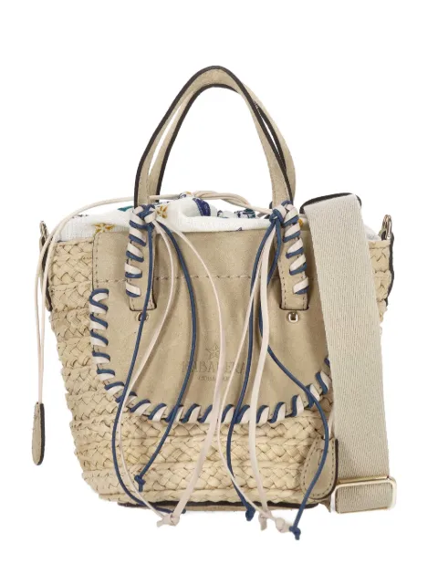 CUBA LAB logo-embossed tote bag 