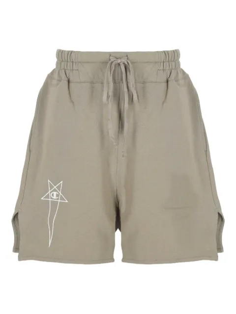 Rick Owens X Champion shorts con pretina elástica