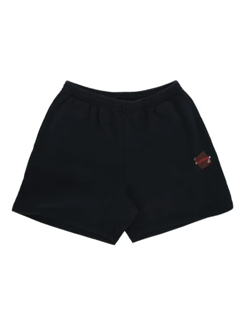 Balenciaga logo-print track shorts