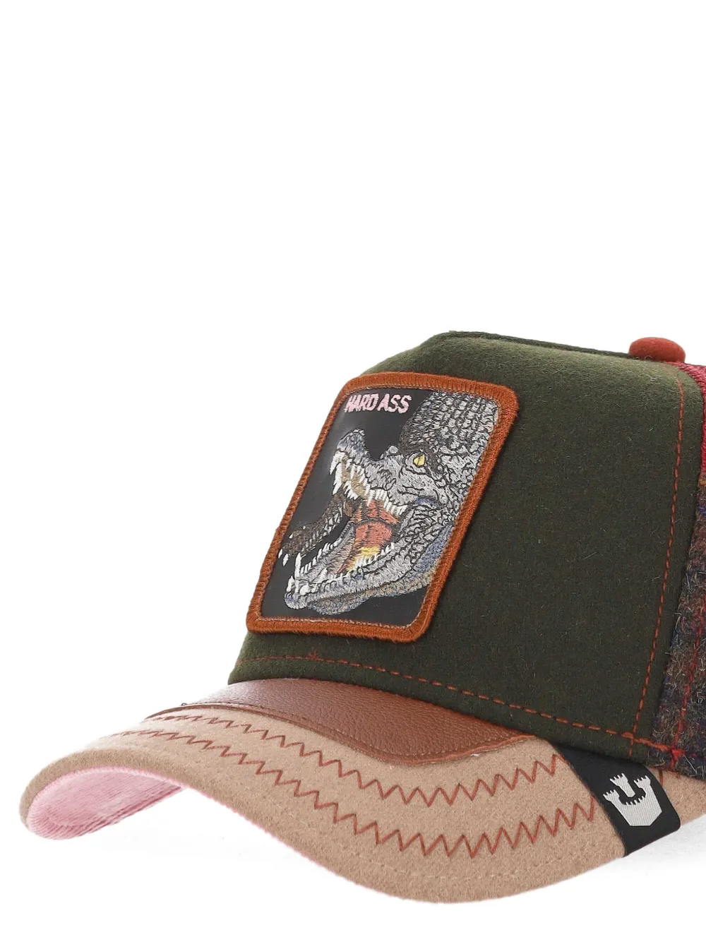 GOORIN BROS patch-detailing cap - Groen
