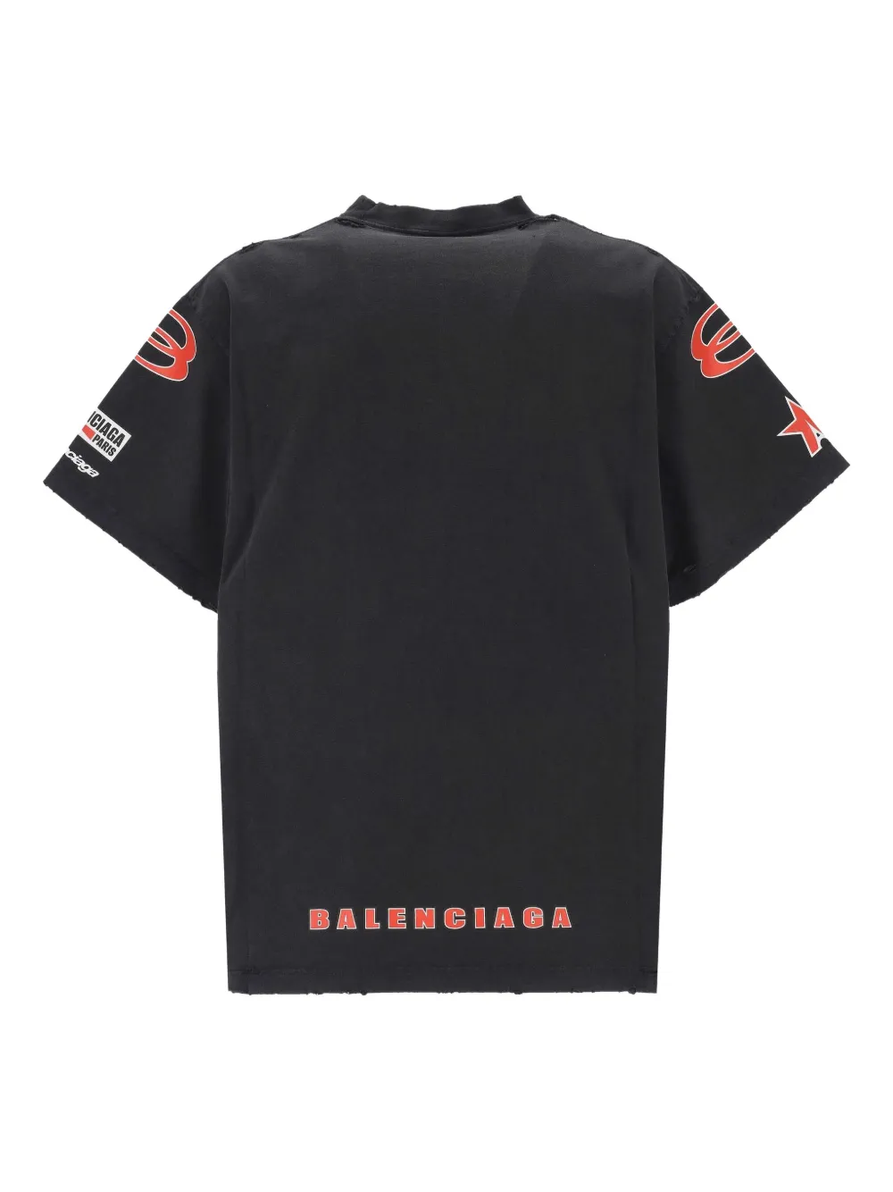 Balenciaga Sponsor Logos T-shirt - Zwart