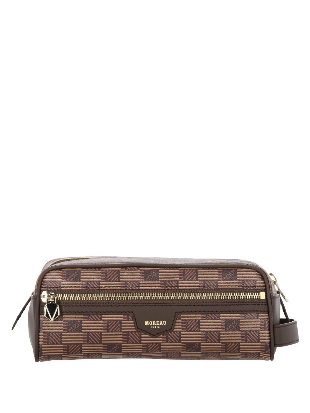 logo-stamp clutch bag