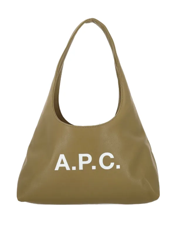 トートバッグ A.P.C. Ninon Shopper Bag - Synthetic - Green Ninon tote bag | 88% polyurethane 8% wood, 4% other fibres