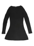 Enfants Riches Déprimés cross-stitch knit dress - Black