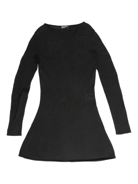 Enfants Riches Déprimés cross-stitch knit dress