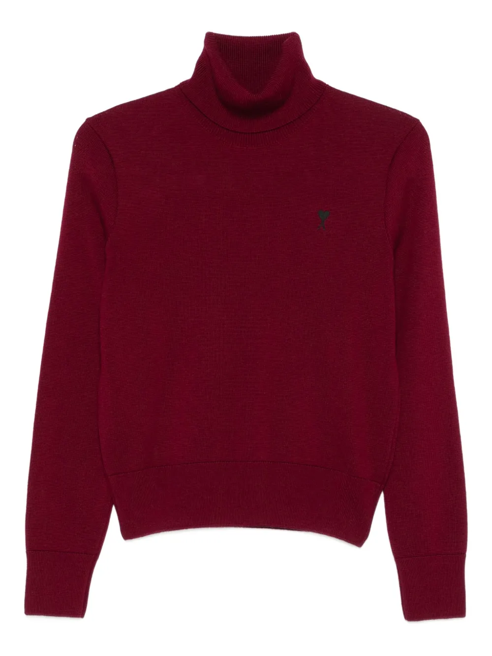 AMI Paris turtleneck sweater | Red | Image 1
