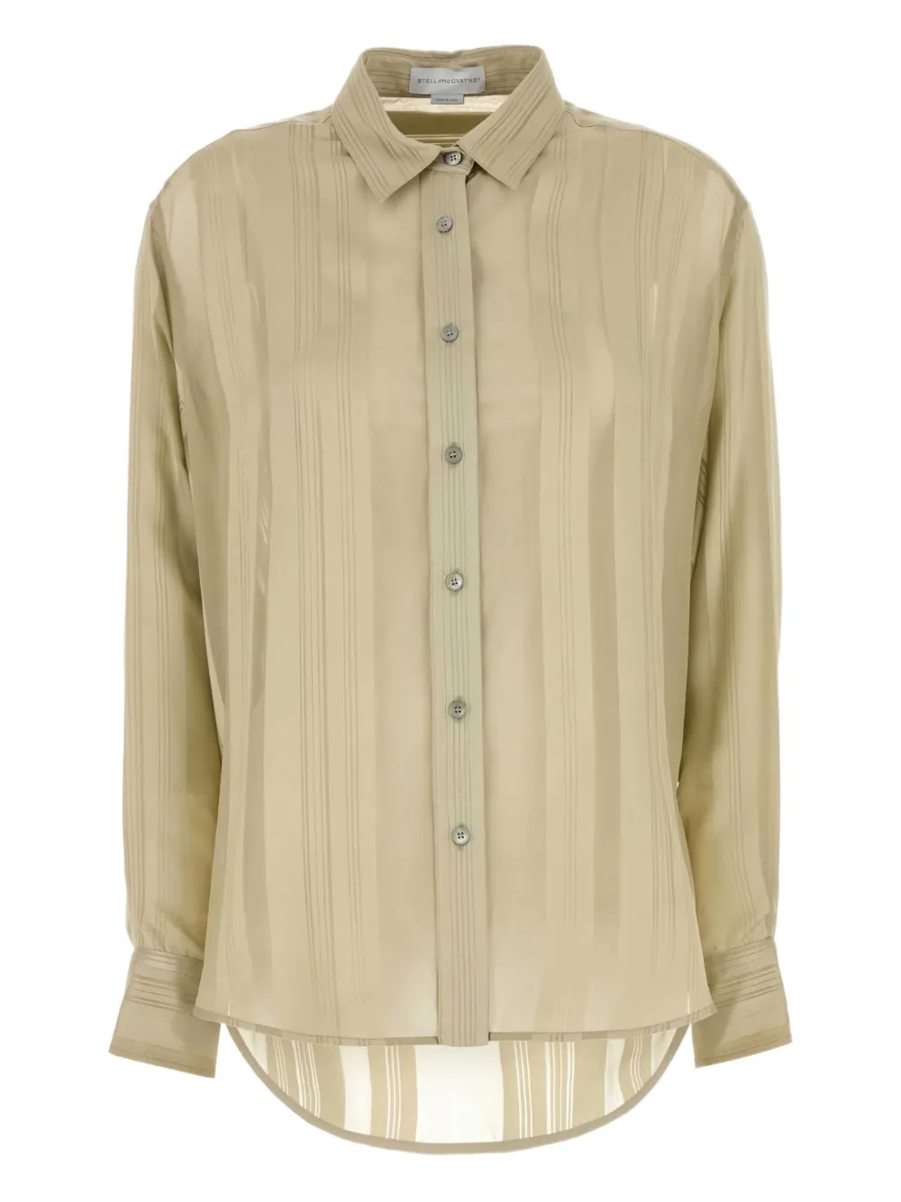 Stella McCartney camisa con rayas estampadas | neutro | Image 1