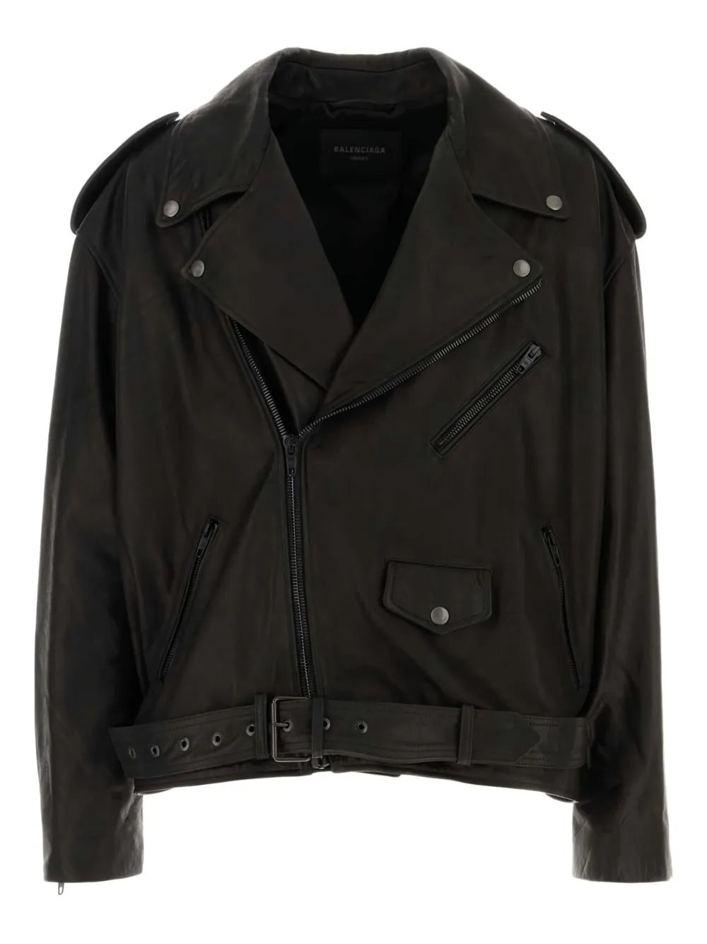 Balenciaga Leather Biker Jacket