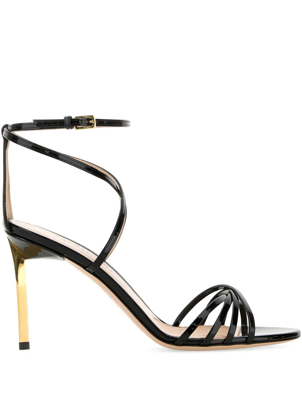 TOM FORD 85mm Ida strappy sandals Black