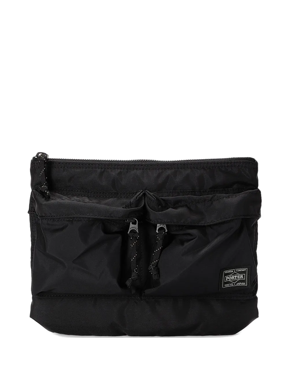 Porter-Yoshida & Co. Force Umhängetasche mit Reißverschluss - Schwarz