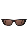 ANINE BING Pierre tortoiseshell cat-eye sunglasses - Brown