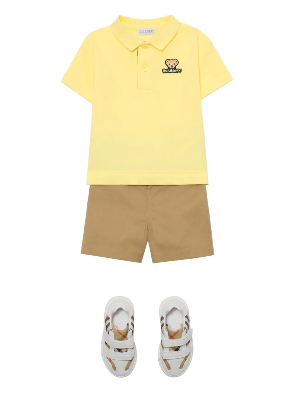 Burberry Kids bear-appliqué polo shirt | Polo Shirts | Image 2