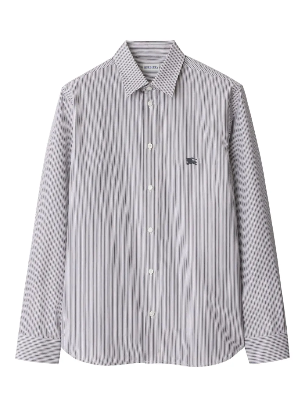 Burberry Camicia a righe con ricamo EDK | nero | Image 1