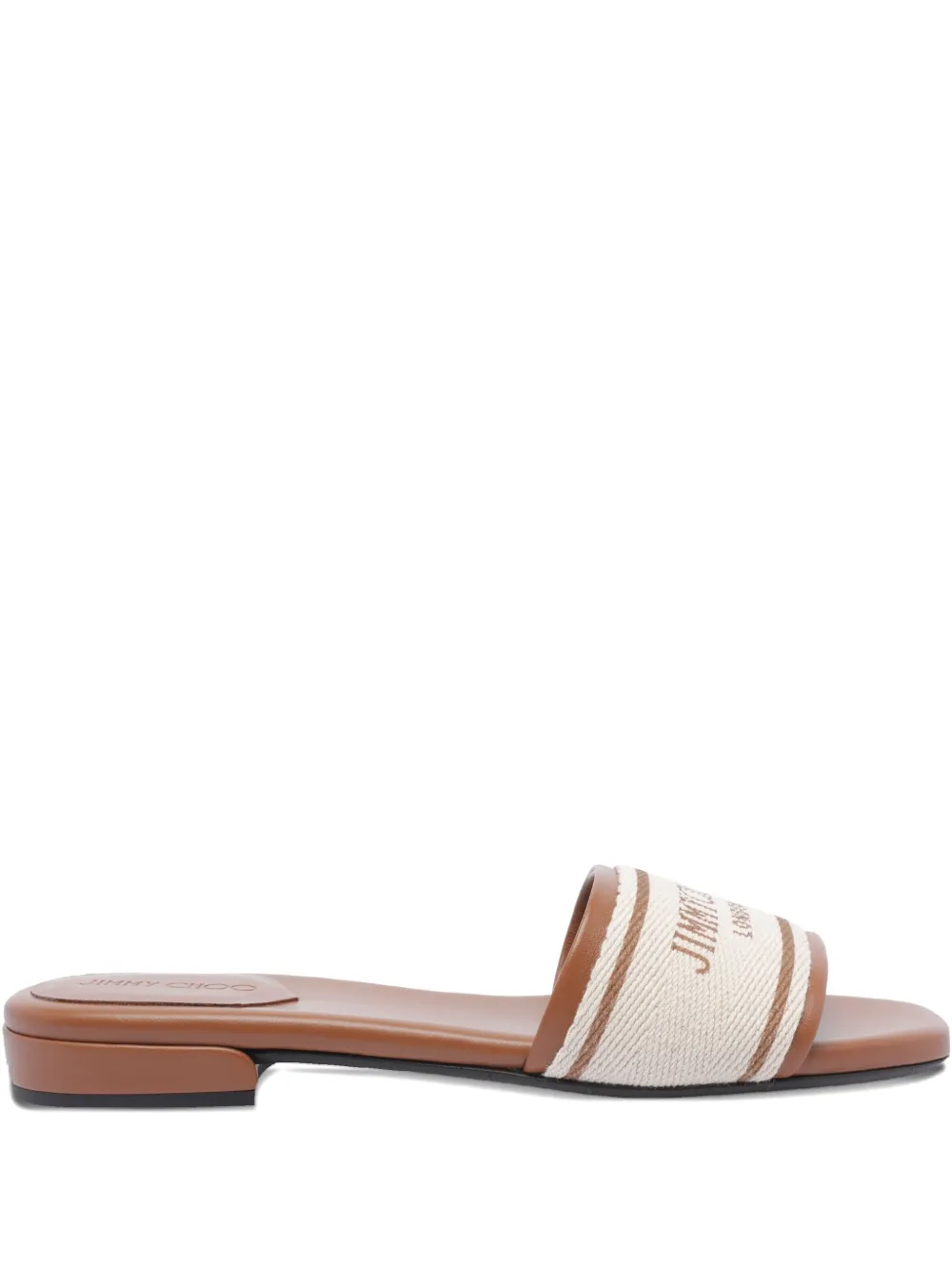 Jimmy Choo Joa flat sandals Neutrals