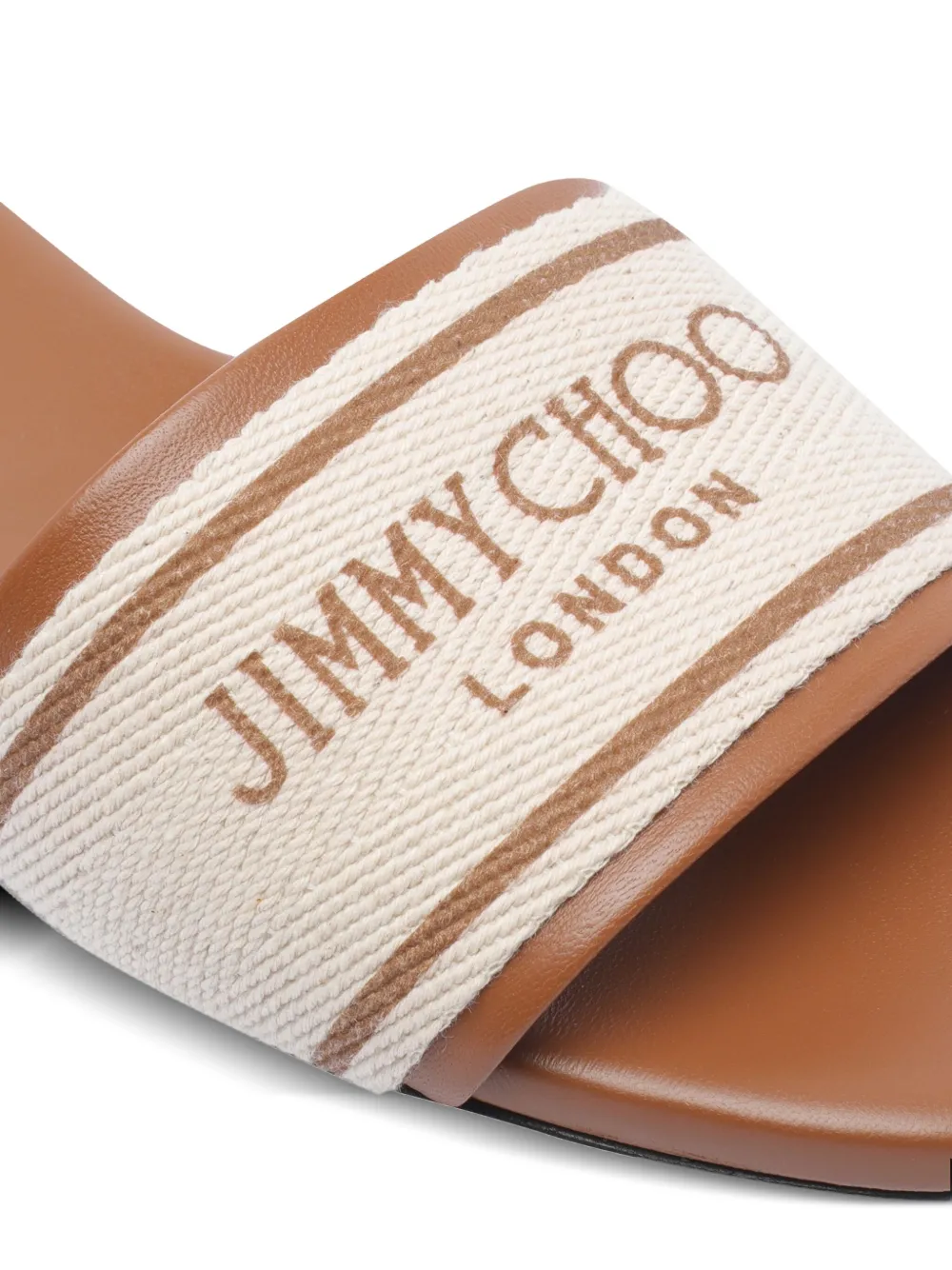 Jimmy Choo Joa flat sandals Neutrals