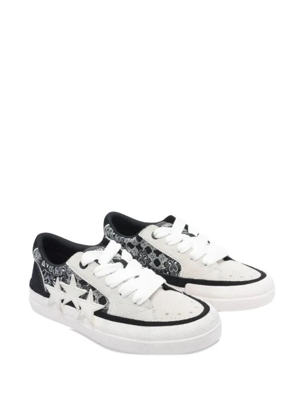 【AMIRI】SUNSET SNEAKER BLACK/WHITE【即発送】 AMIRI Sunset Skate Sneakers | Neutrals | FARFETCH
