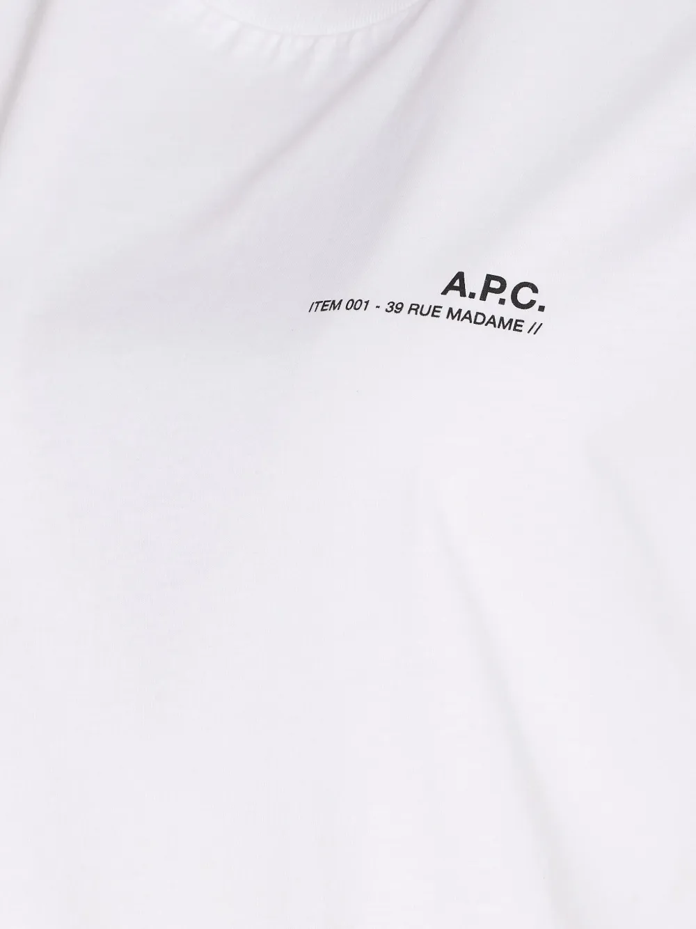 Shop Apc Logo-print Cotton T-shirt
