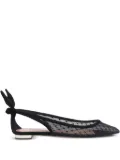 Aquazzura lace ballet flats - Black
