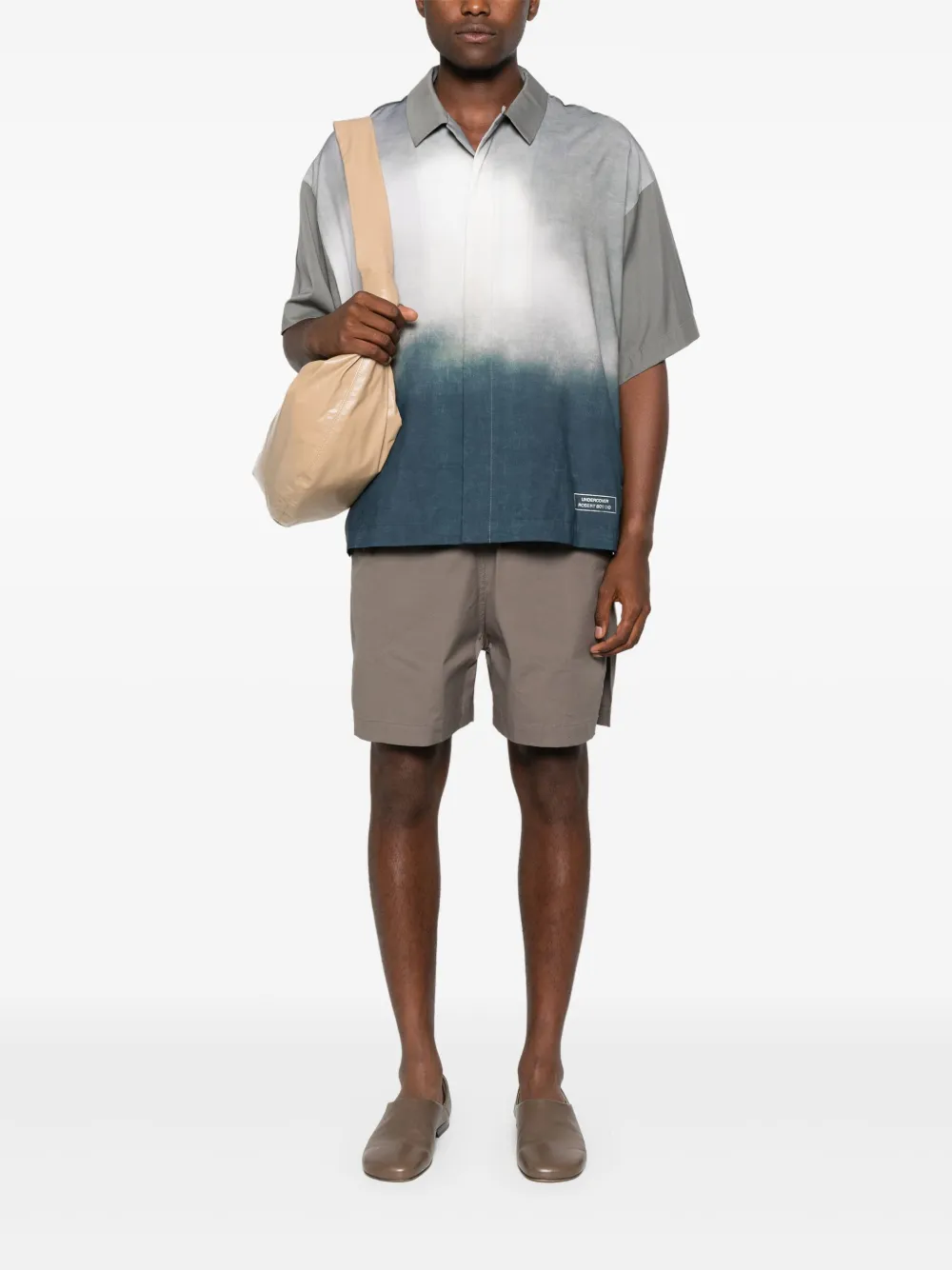 Undercover tie-dye shirt - Grijs