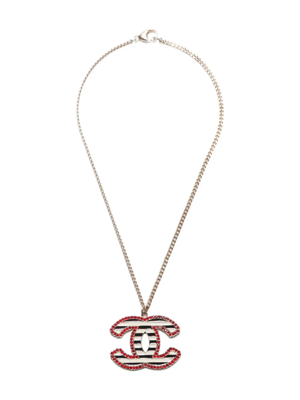 CHANEL Pre-Owned 2005 CC Mark necklace - シルバートーン CHANEL Pre-Owned 2005 CC Mark necklace - シルバートーン