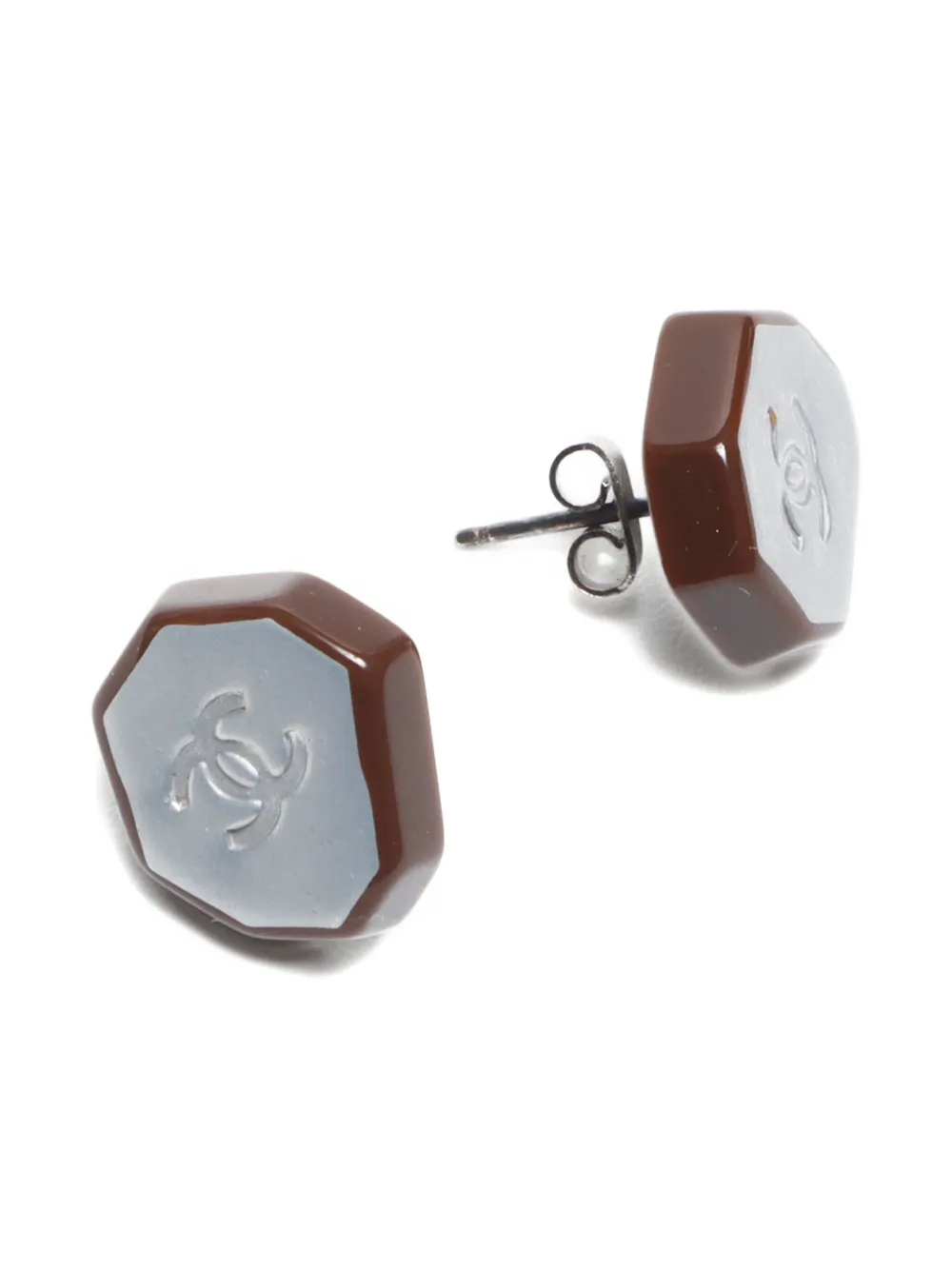 CHANEL Pre-Owned boucles d'oreilles CC Mark (1999) | Image 2