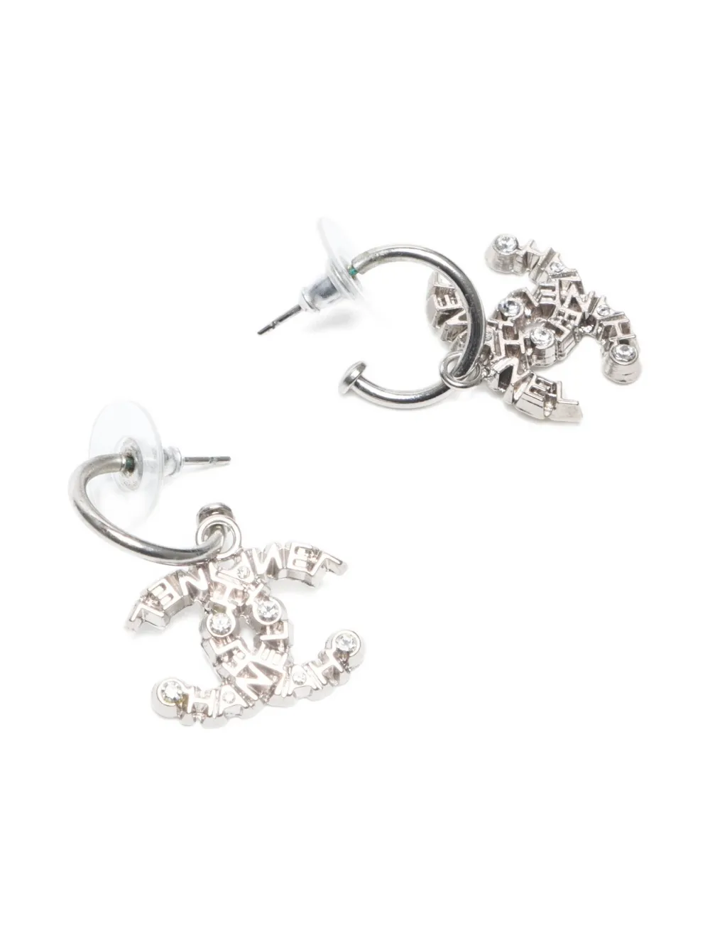 Pre-owned Chanel 2006 Cc Mark Earrings