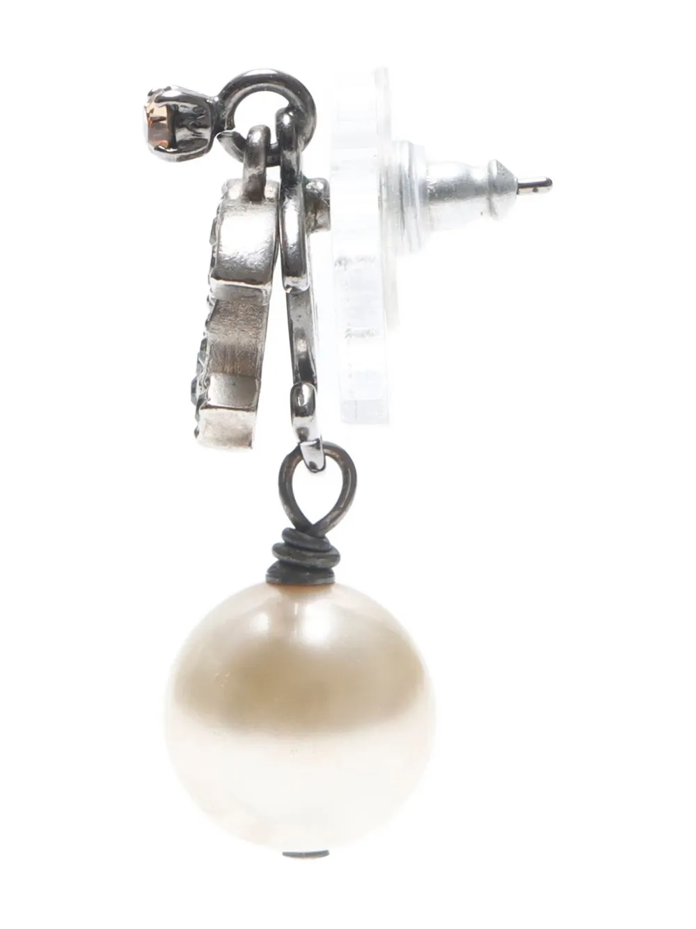 CHANEL Pre-Owned boucles d'oreilles CC Mark (2005) | Image 2
