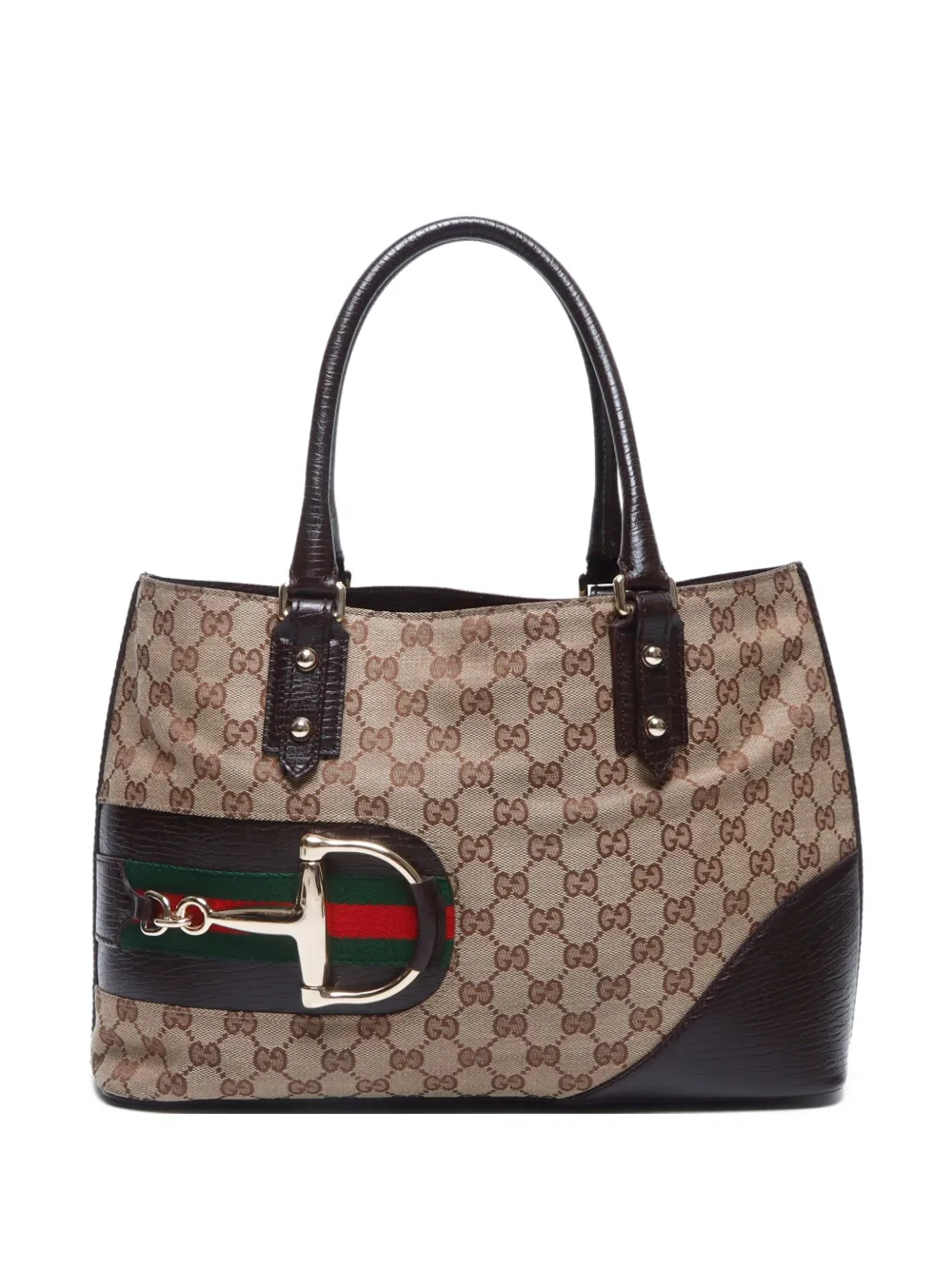 Gucci Pre-Owned 2000-2020 ホースビット ハンドバッグ - ニュートラル Gucci Pre-Owned 2000-2020 ホースビット ハンドバッグ - ニュートラル