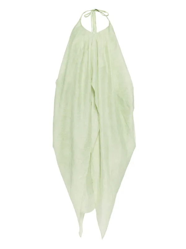 Tout a Coup Halter Midi Dress | Green | FARFETCH