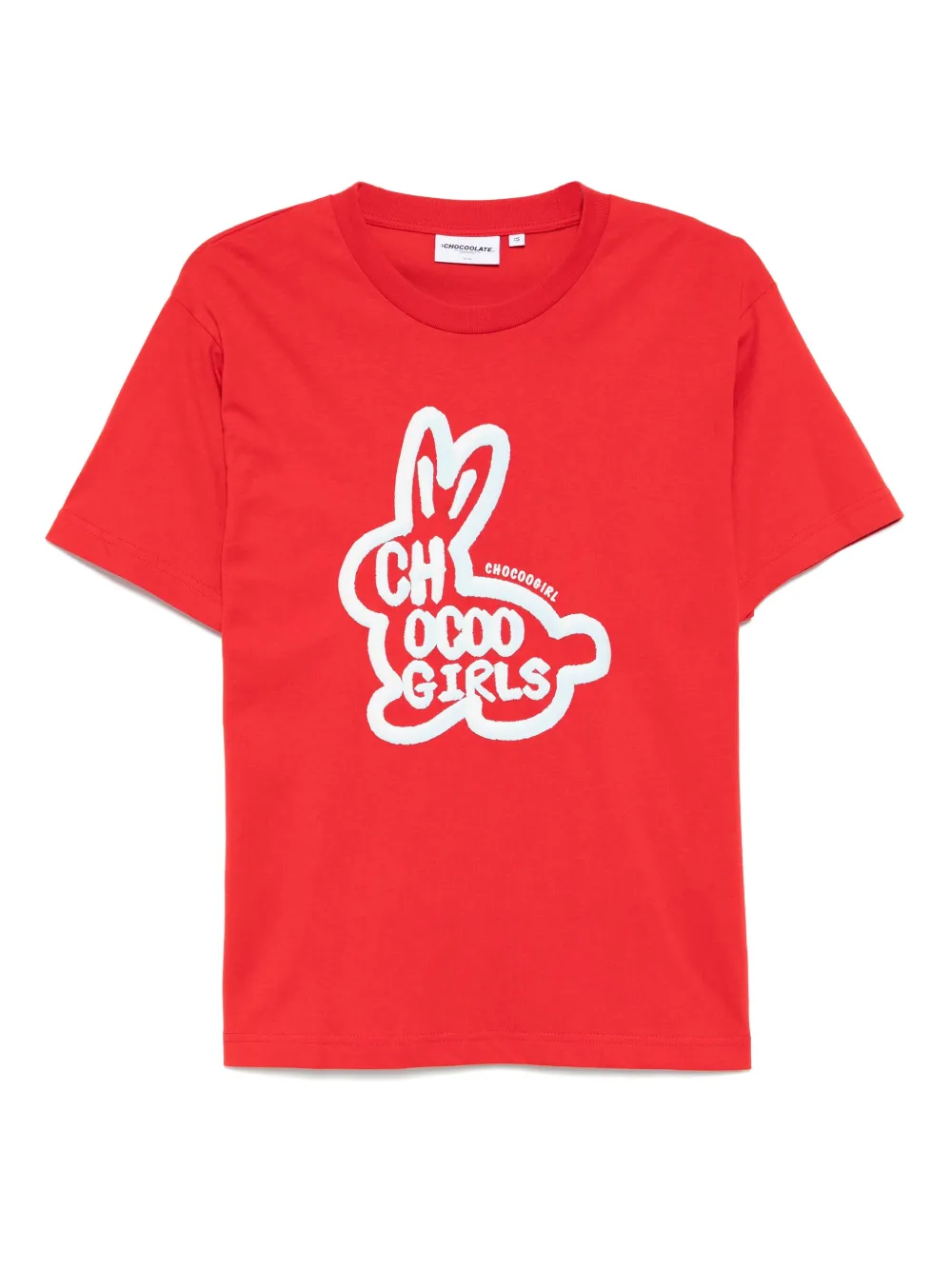 CHOCOOLATE graphic-print T-shirt | Red | Image 1