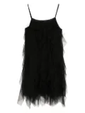 tout a coup tulle mini dress - Black